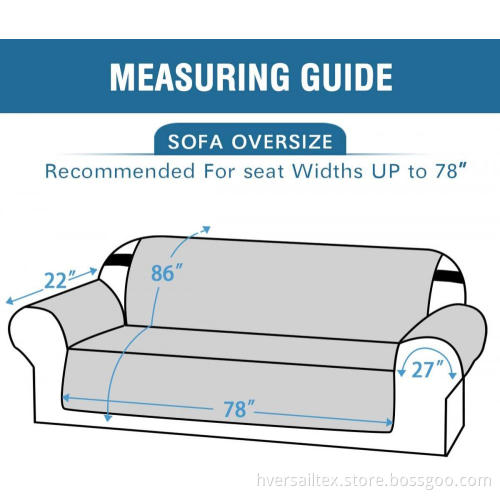 Pelindung Slipcovers Pelindung Sofa Besar Velvet Plush Oversized Besar
